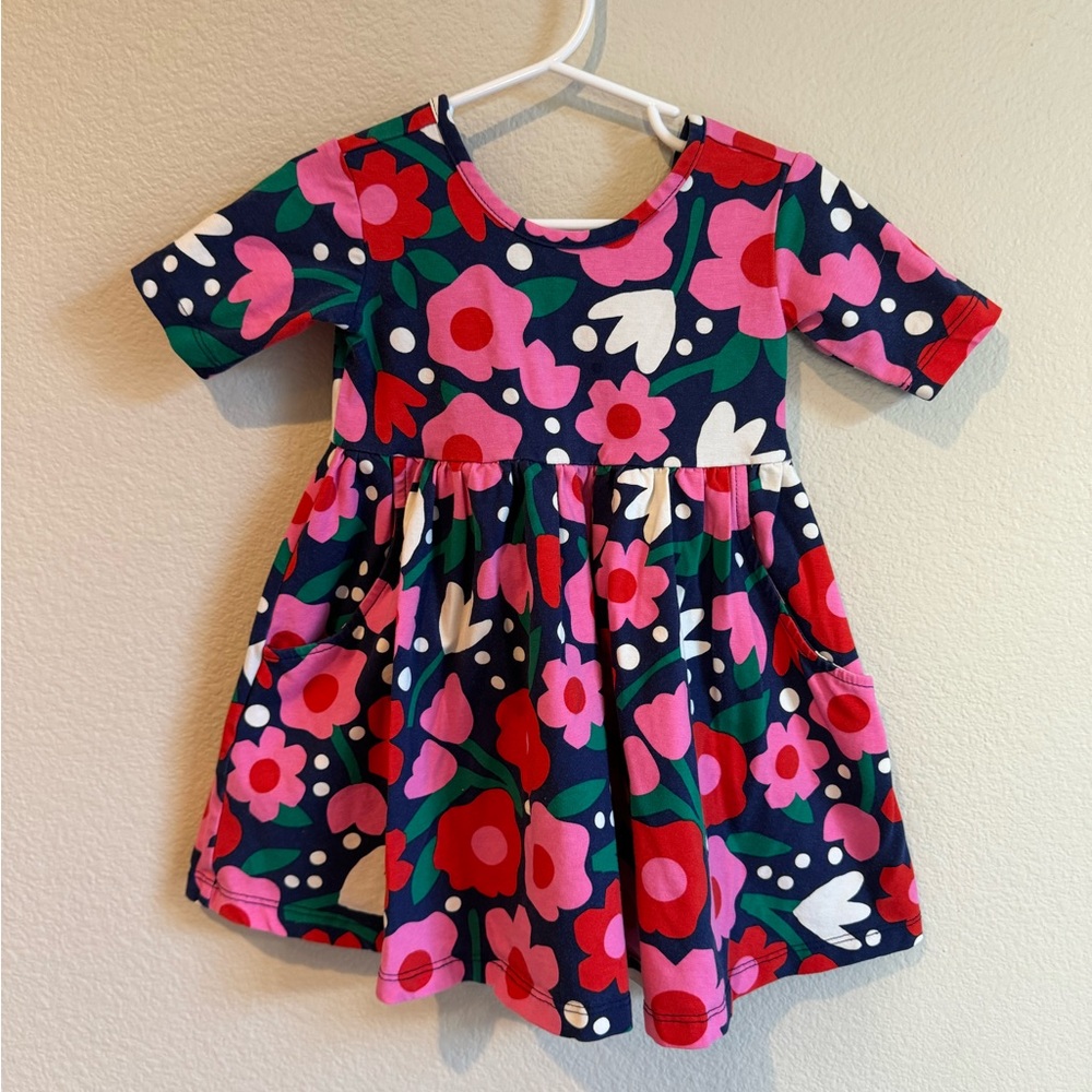 Hanna Anderson Floral Skater Dress